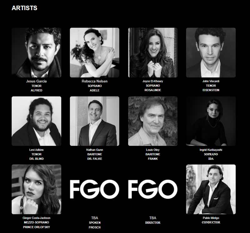 Die Fledermaus Artists