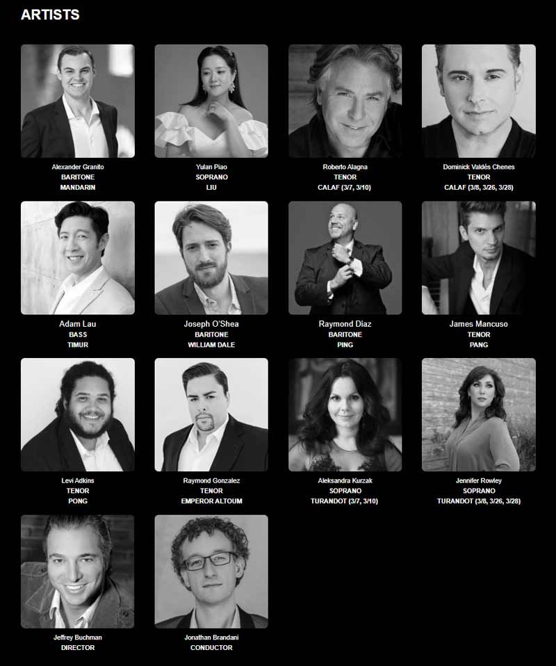 Turandot Artists